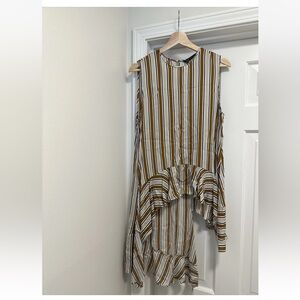 Zara Multicolor Striped Blouse size Small